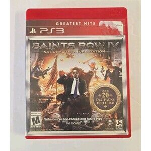 Saints Row IV 4 National Treasure Edition PlayStation 3 PS3 Video Game